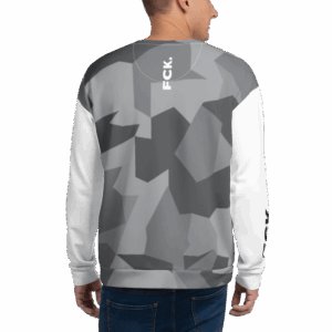 FCK. Wear Camo Tech Sweater Unisexe – Image 2