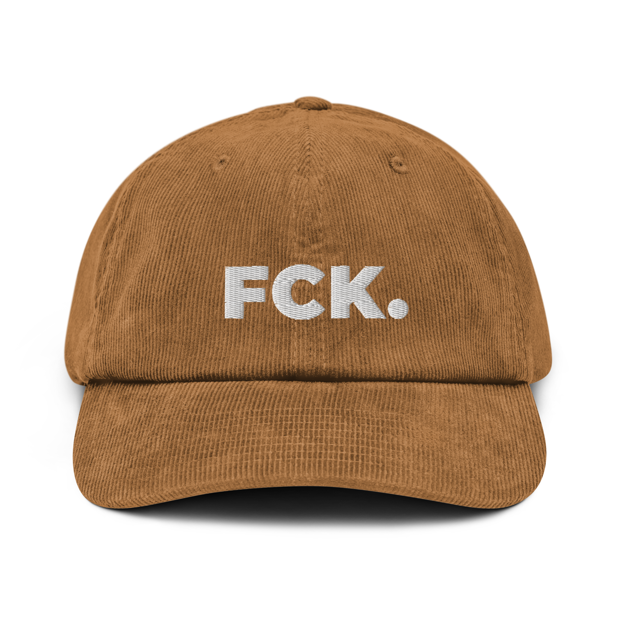 FCK. Wear Casquette en velours côtelé